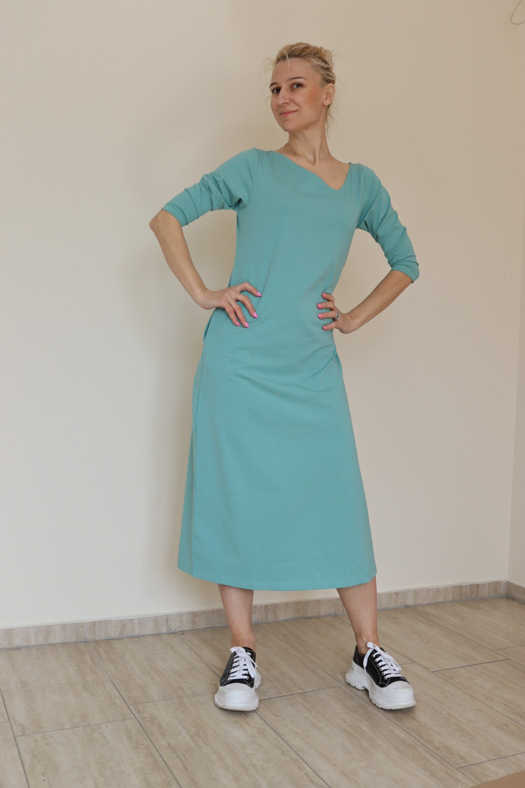 Rochie Clara verde menta