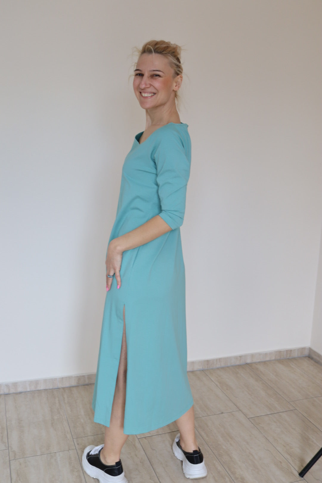 Rochie Clara verde menta