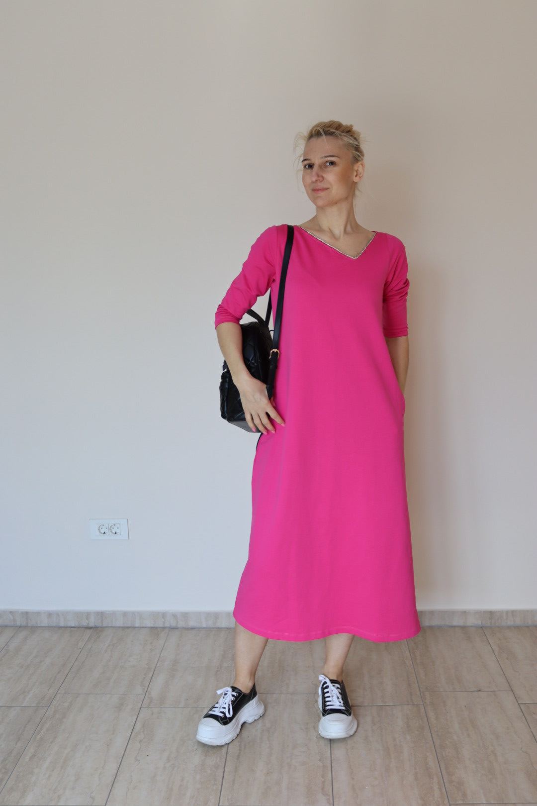 Rochie Clara fucsia